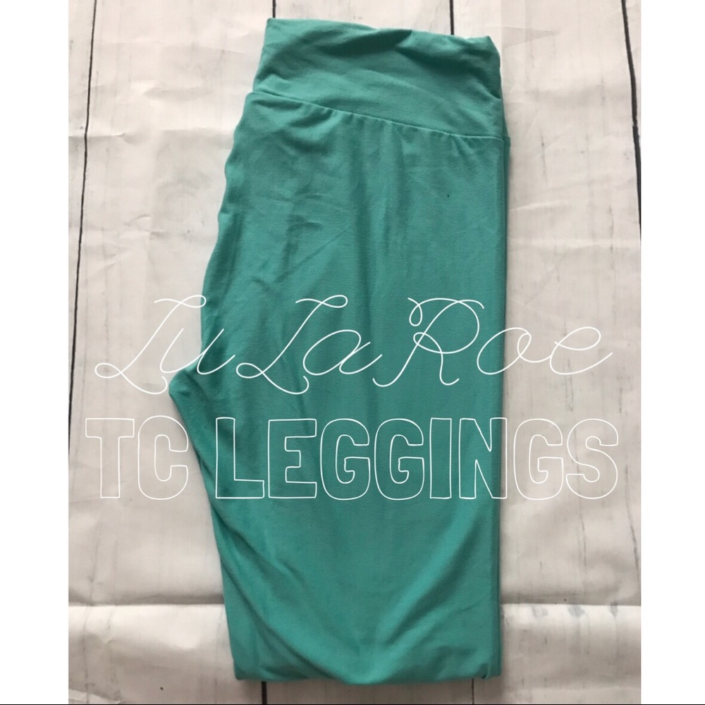 Miami Teal LuLaRoe TC Leggings
